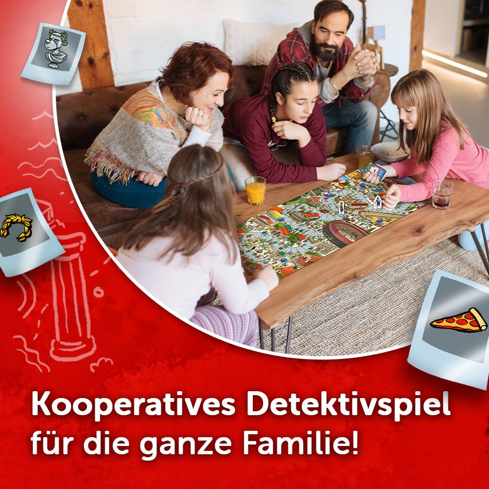 Trefl Spy Guy Roma – Kooperatives Beobachtungsspiel Für Die Familie, Riesiges Spielbrett, Ab 5 Jahren