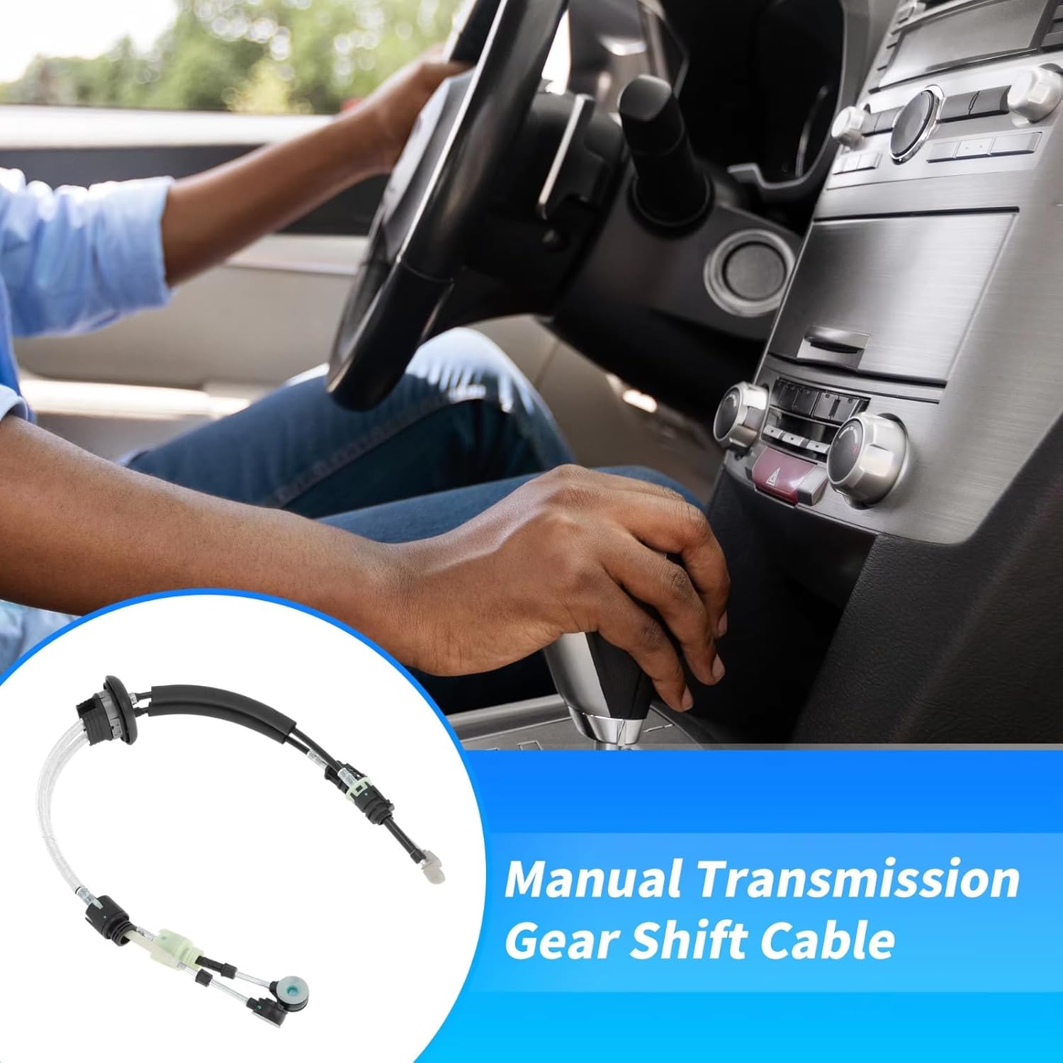 Gearshift Cable Compatible With Citroen For Dispatch 1.6 HDI 2007-2019 Car Manual Transmission Gear Shifter Selector Control Lever Cable 2444GS