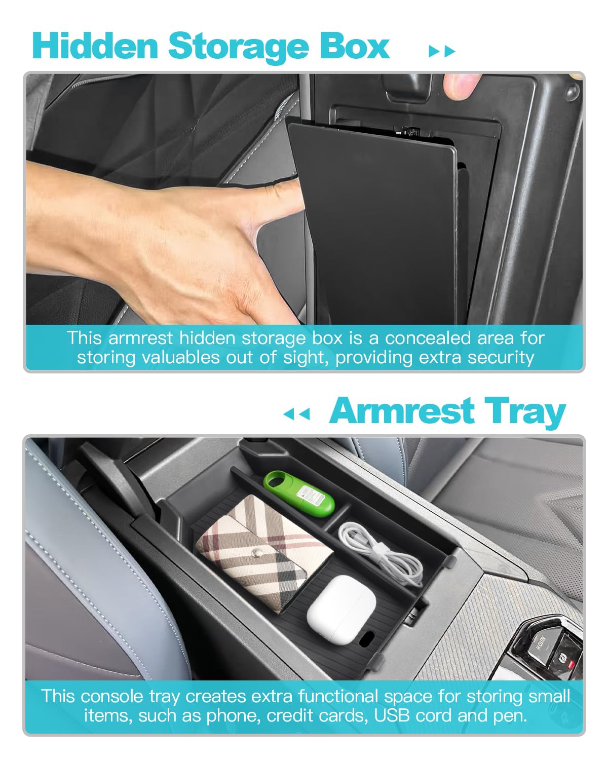 Boîte De Rangement Pour Accoudoir De Console Centrale Pour X3 G45 2025