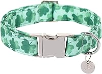Vista 44 de Collar de perro de algodón de dinosaurio con hebilla de metal, collar de regalo para niñas o niños pequeños, medianos y grandes, lindos collares