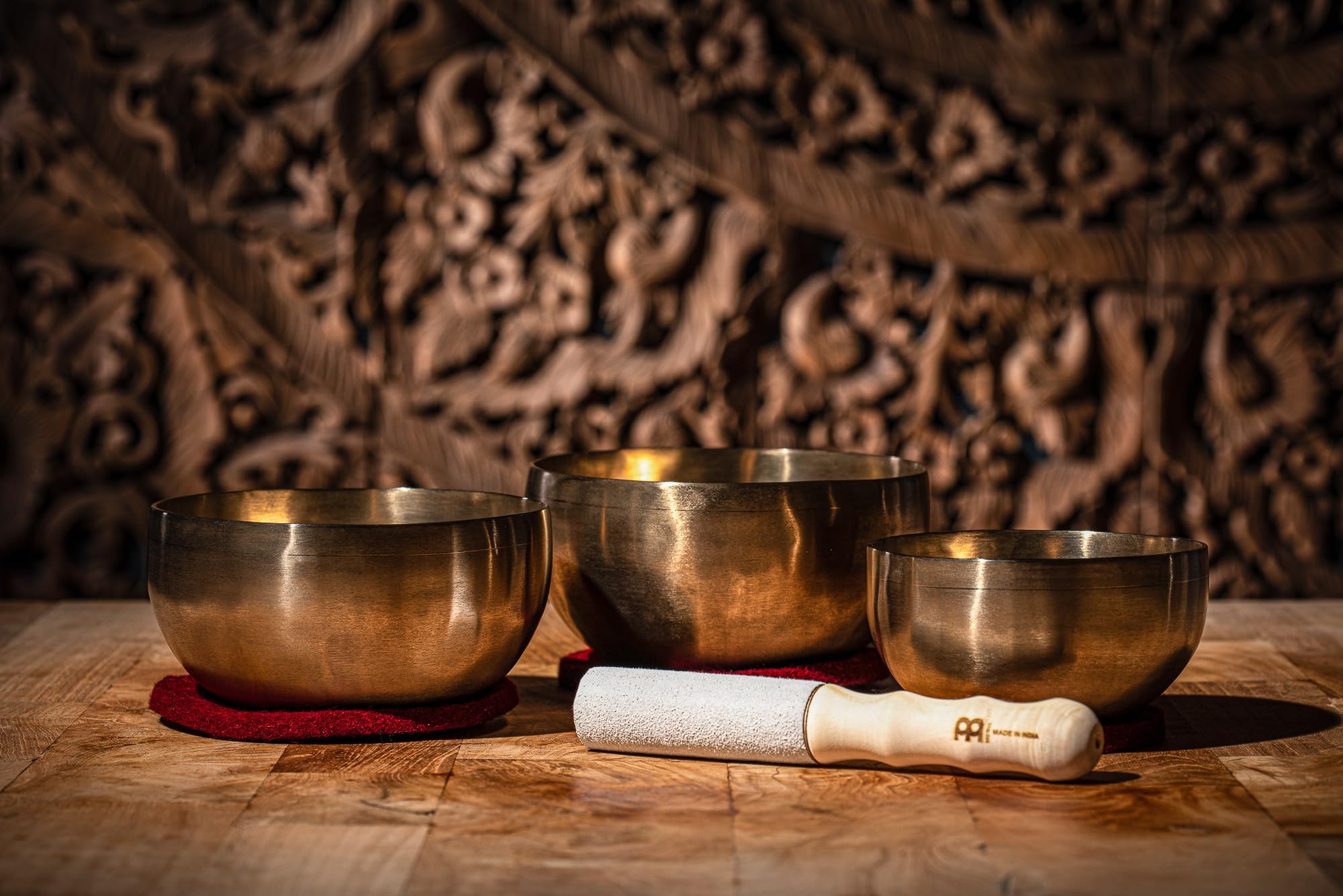 Meinl Sonic Energy Singing Bowls, Singing Bowls Set, Universal Series SET, Composto da 3 campane tibetane, SB-U-1950