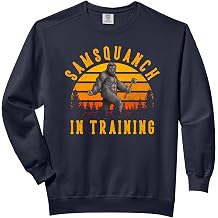 Samsquanch in Training Funny Sasquatch Axe Throwing Bigfoot Comfort Colors Adult Sweatshirt