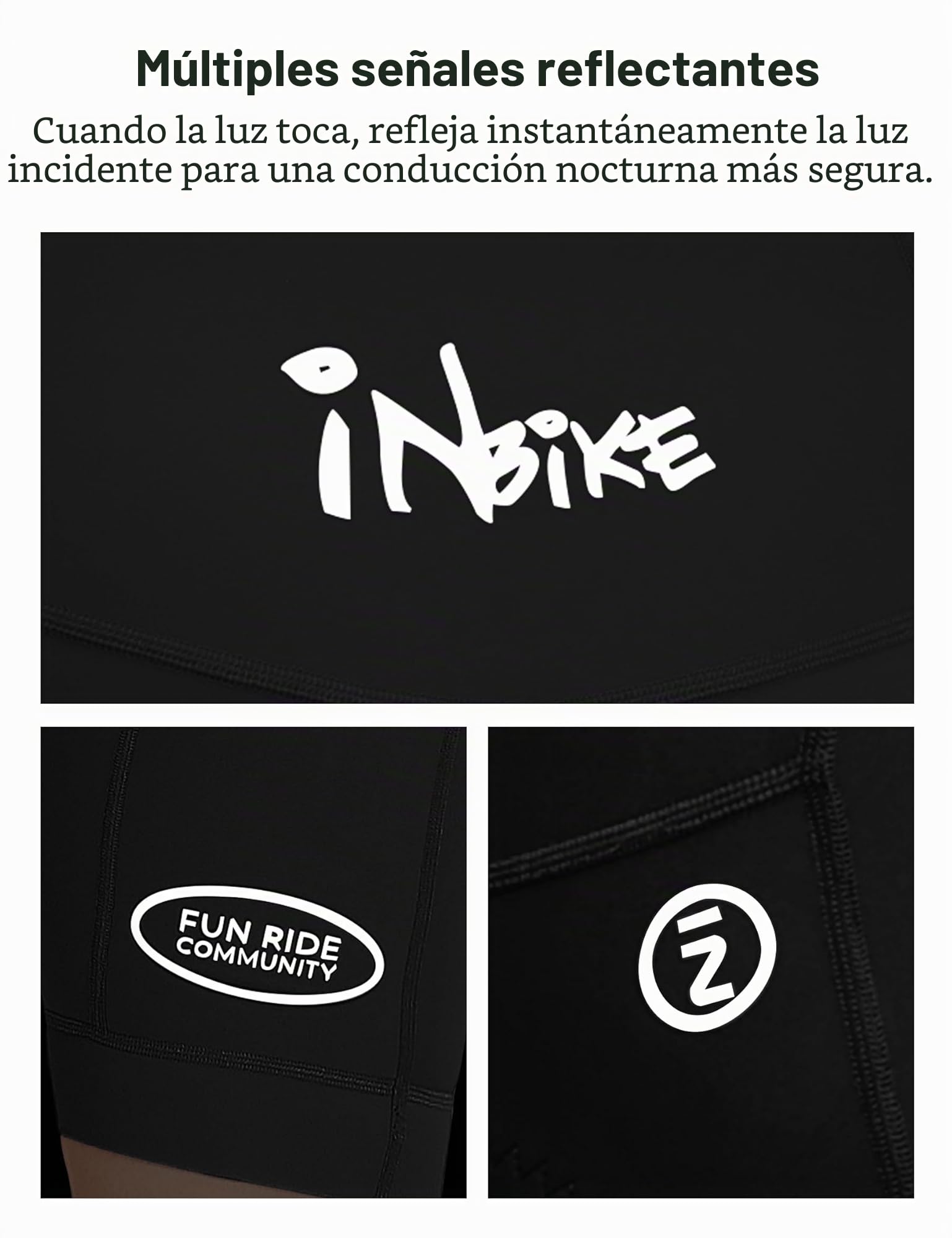 INBIKE Culote Corto de Ciclismo para Mujer Verano Pantalones Cortos Bicicleta Transpirable Elásitico