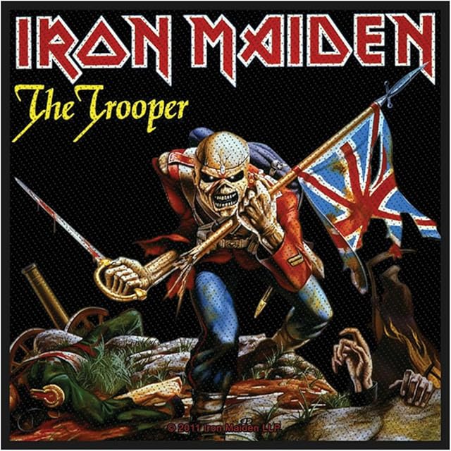 Iron Maiden The Trooper Official Patch (10cm x 10cm)