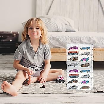 マッチボックス　Matchbox　ケースのみ　トミカ　トミカディスプレイ Amazon.com: 1/64 Scale Matchbox Wheels Toy Car Display Case