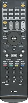 Replacement RC-799M Remote Control fit for Onkyo HT-S3500 HT-R548 HT-RC330 TX-SR313 HT-S5500 HT-R591 HTS5500 HTR591 HTS3500 HTR548 HTRC330 HT-RC430 HT-R558 HT-R590 TX-SR313 Audio Video AV Receiver