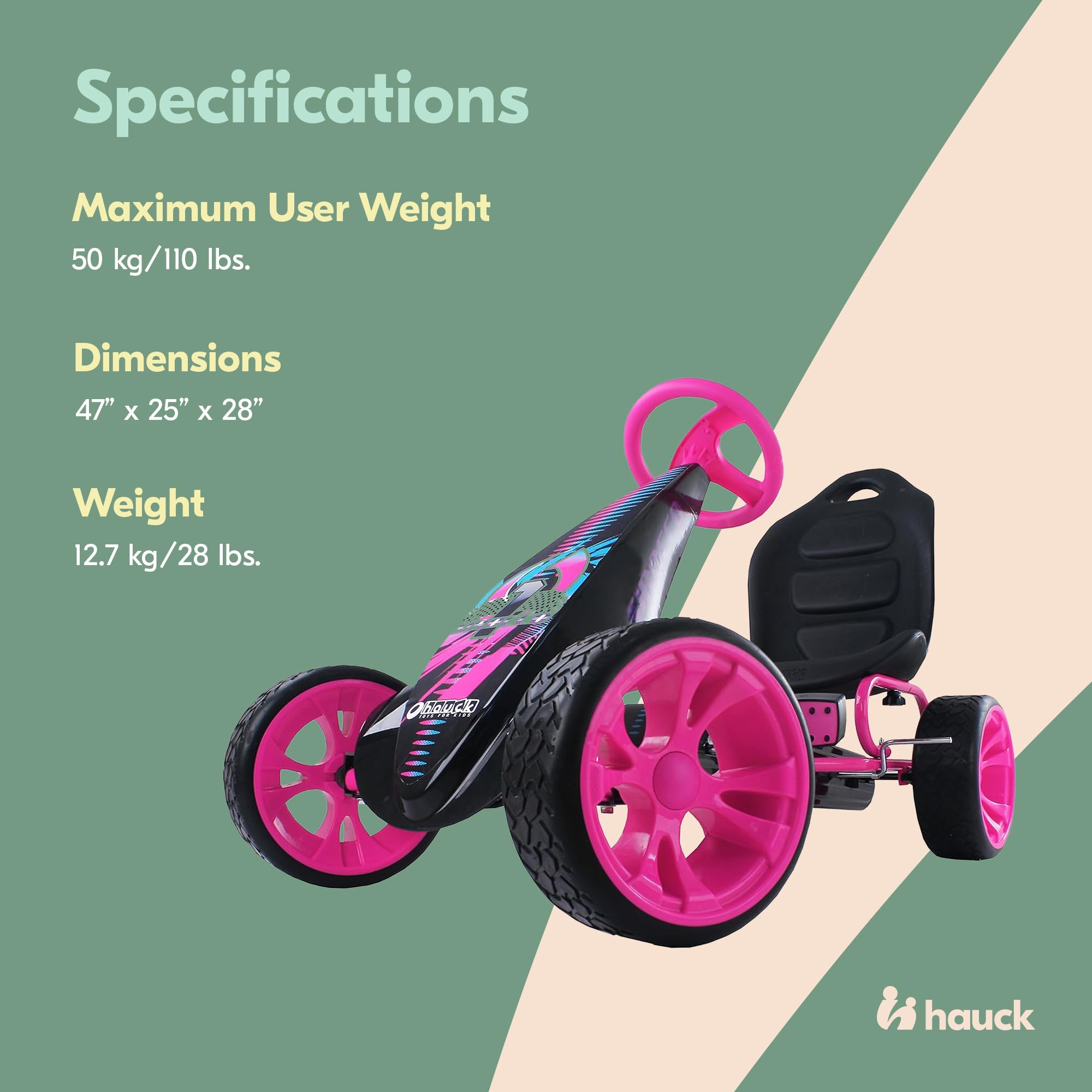 Amazon.co.jp: Hauck Sirocco - Racing ゴーカート | ペダルカー 