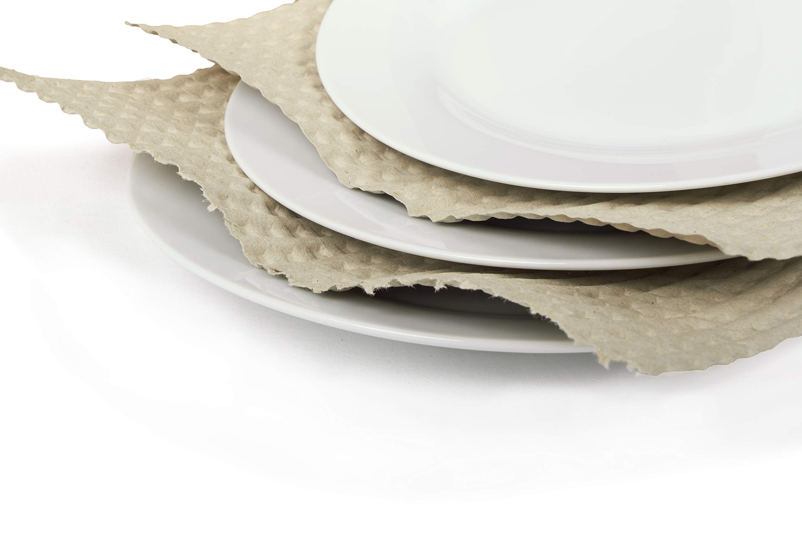 Sprick FORMPack Box 350 mm x 55 lfm | 20 Stück, Luftpolsterpappe 125 g Recyclingpapier | Noppenpapier Packpapier Spenderbox | Polsterpapier Stopfpapier für Paketversand