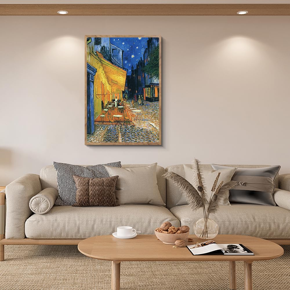 Amazon.co.jp: 阪画屋 ゴッホ 「夜のカフェテラス」 アートパネル