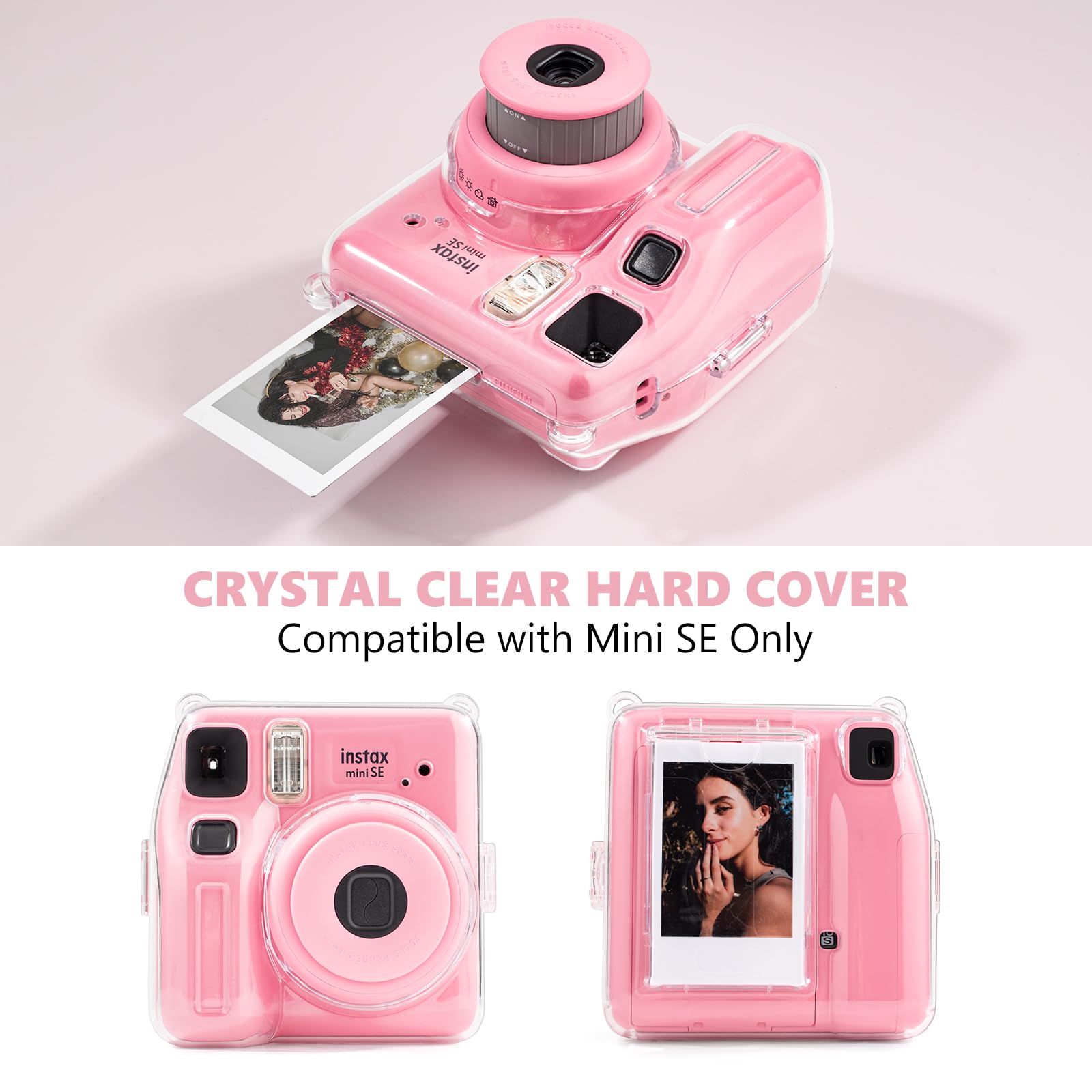 Custodia trasparente in acrilico duro per fotocamera Fujifilm Instax