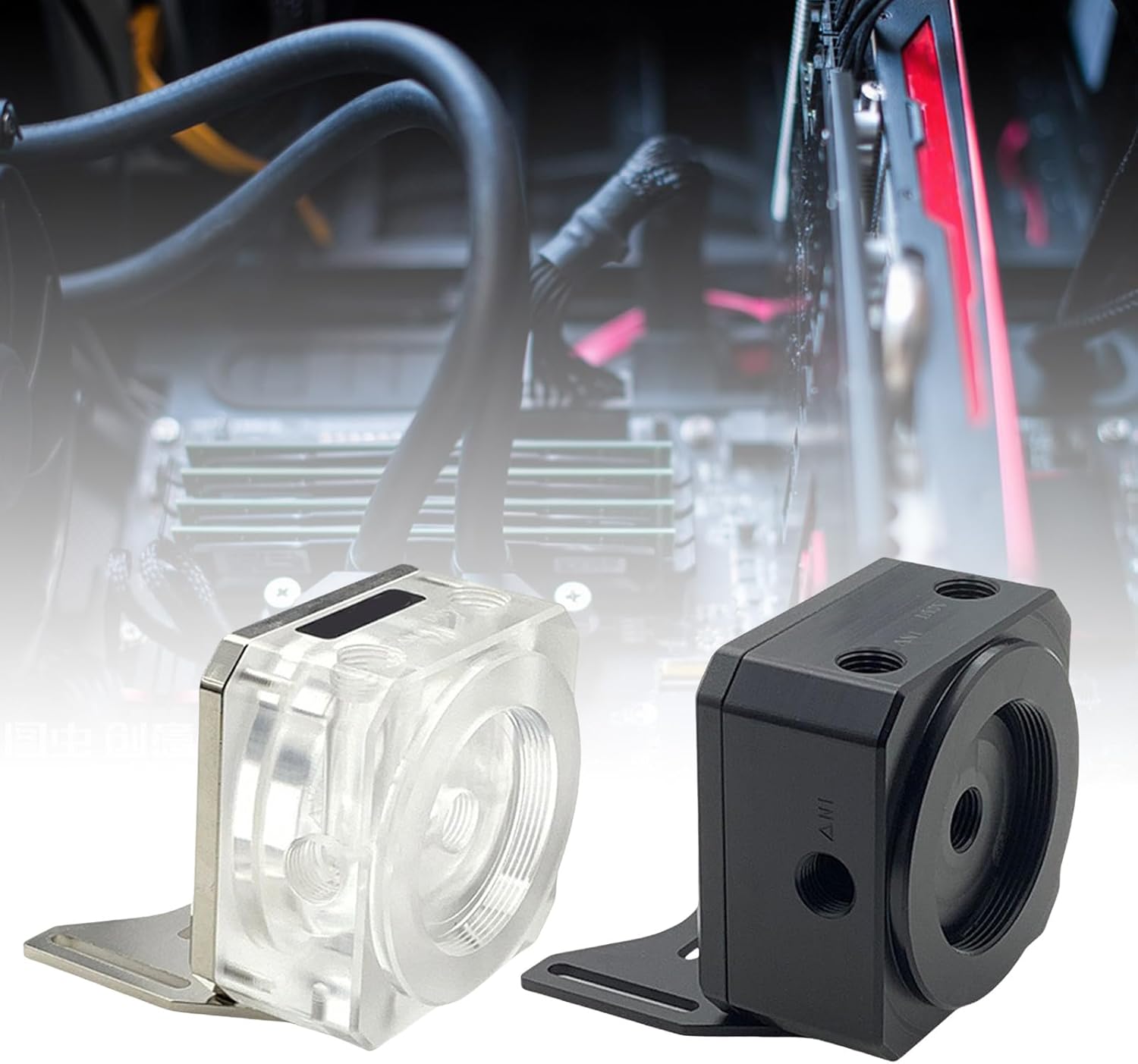Intelligent Automatic Speed Control Pumping Covering For D5 Cooling High Efficiency Water Cooling Acrylic Easy Installation Liquid Cooling Enhancement