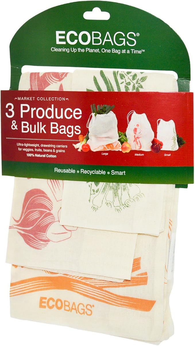 EcoBags Products, Produce & Bulk Bags, 3 Bags Amazon.co.uk Home