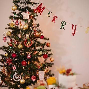 44 CT Christmas Ball Ornaments, 2.36 Inch Christmas Ornament Balls 1.38