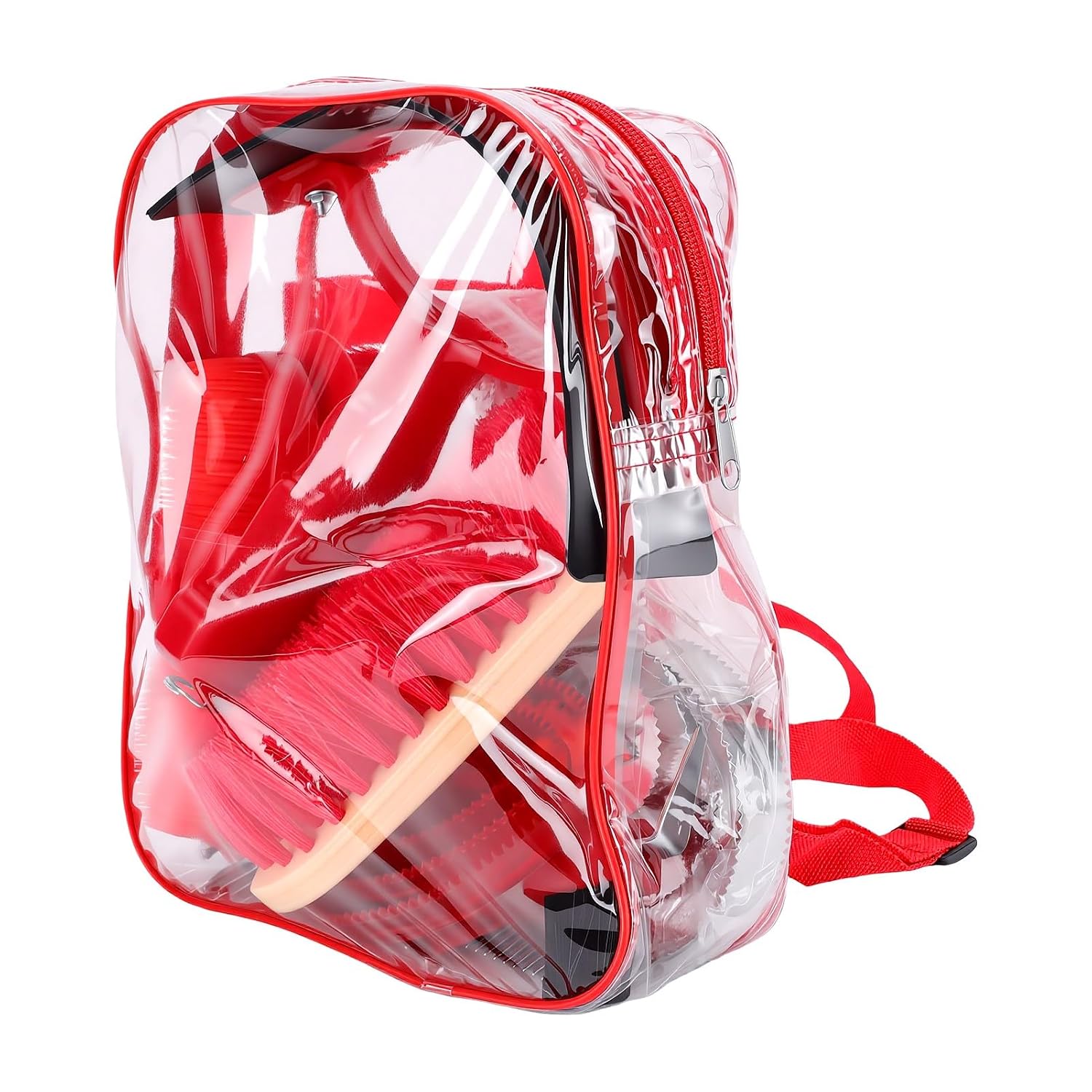 banapoy Horse Grooming Kit 10 Pcs with Storage Bag