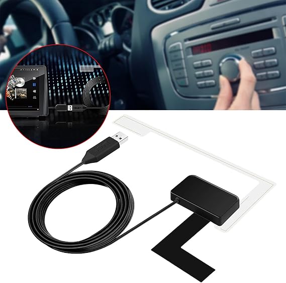 効率的で高度な Dab+ カーラジオレシーバー Usb アダプターが内蔵されており、セットアップが簡単で信号を強化します 車 Dab+ レシーバー