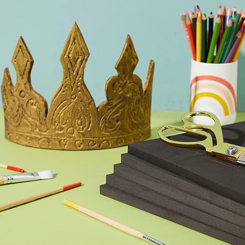 Miniatura 2 de Bright Creations Cuadrados negros de espuma densa, paquete de 10, 9.6 x 9.6 pulgadas, hojas de EVA de 0.118 in de grosor, hojas de espuma para