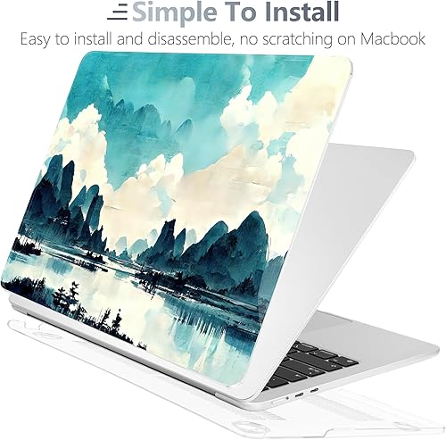 Miniatura 116 de Batianda Funda prémium para MacBook Air de 15 pulgadas 2025 M4 2024 2023 con chip M3 M2 modelo A3241/A3114/A2941, carcasa rígida diseñada