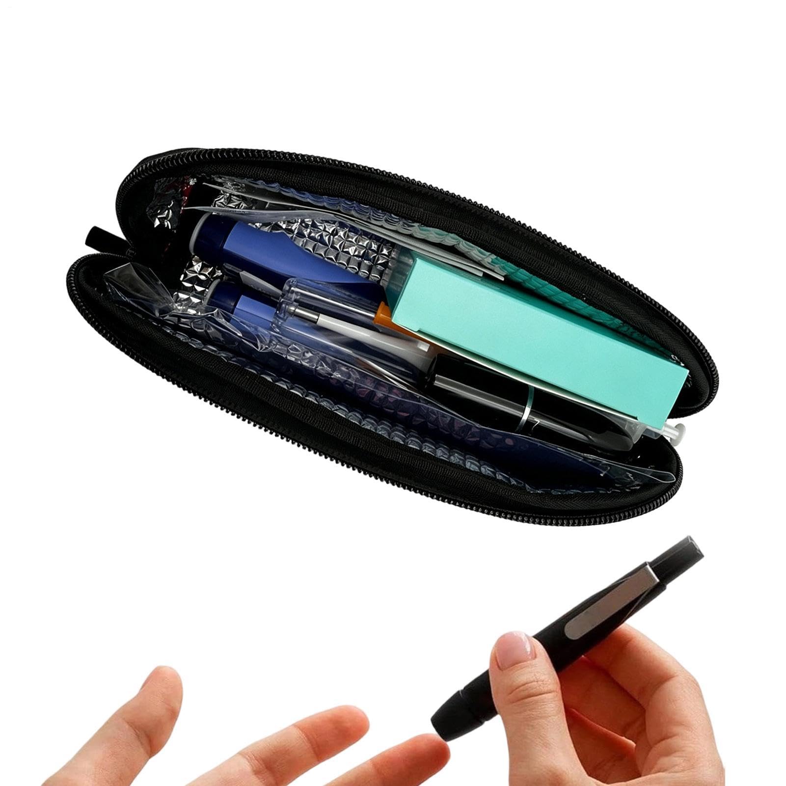 Portable Cooling Case - Mediciine Cooler Box, 400ml Waterproof Storage Bag | Insulated Bag For Water Bottle Outdoor Travel Camping Commuting Beach Picnic