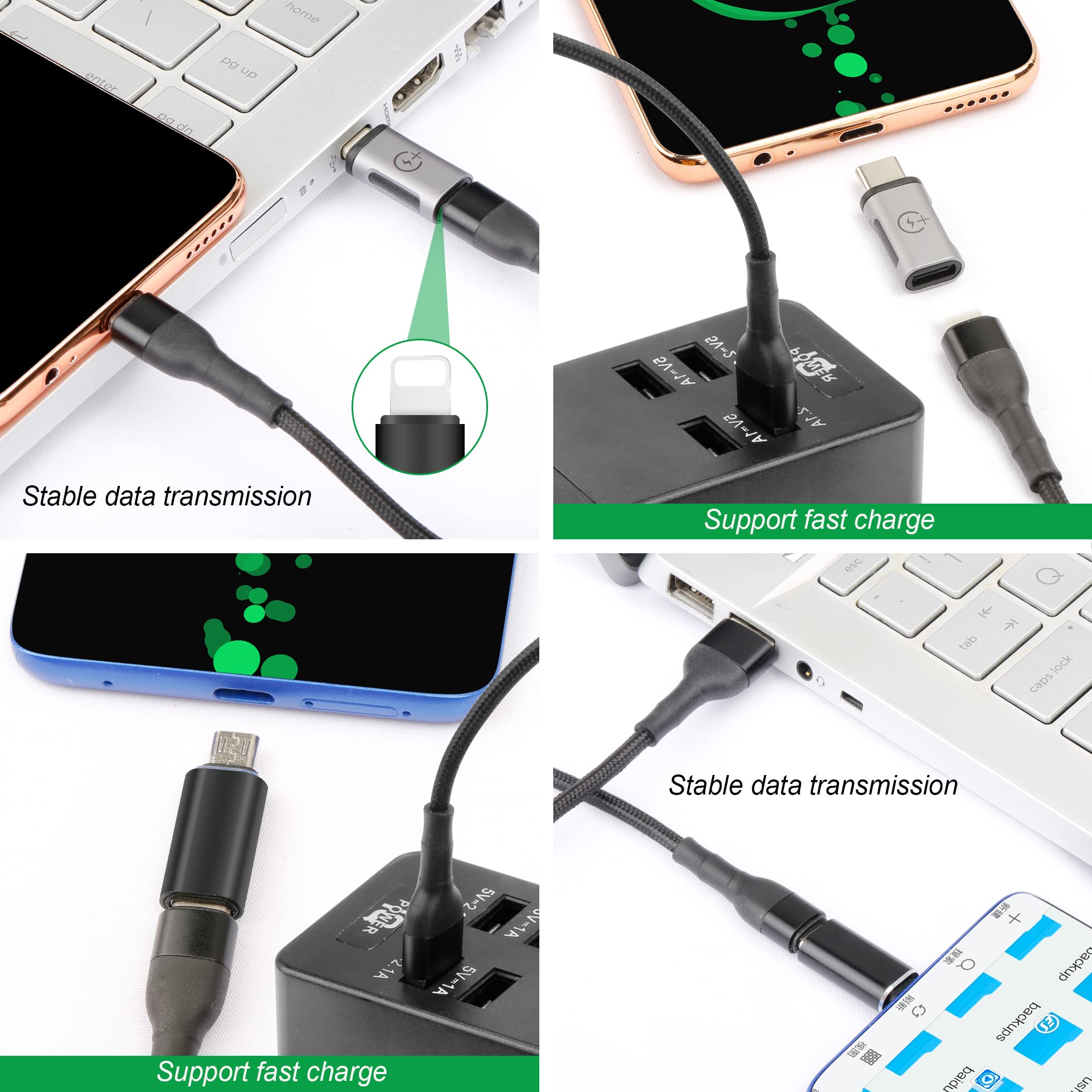 Adaptateur USB C vers USB, USB C femelle vers USB mâle, type C vers USB B mâle, j