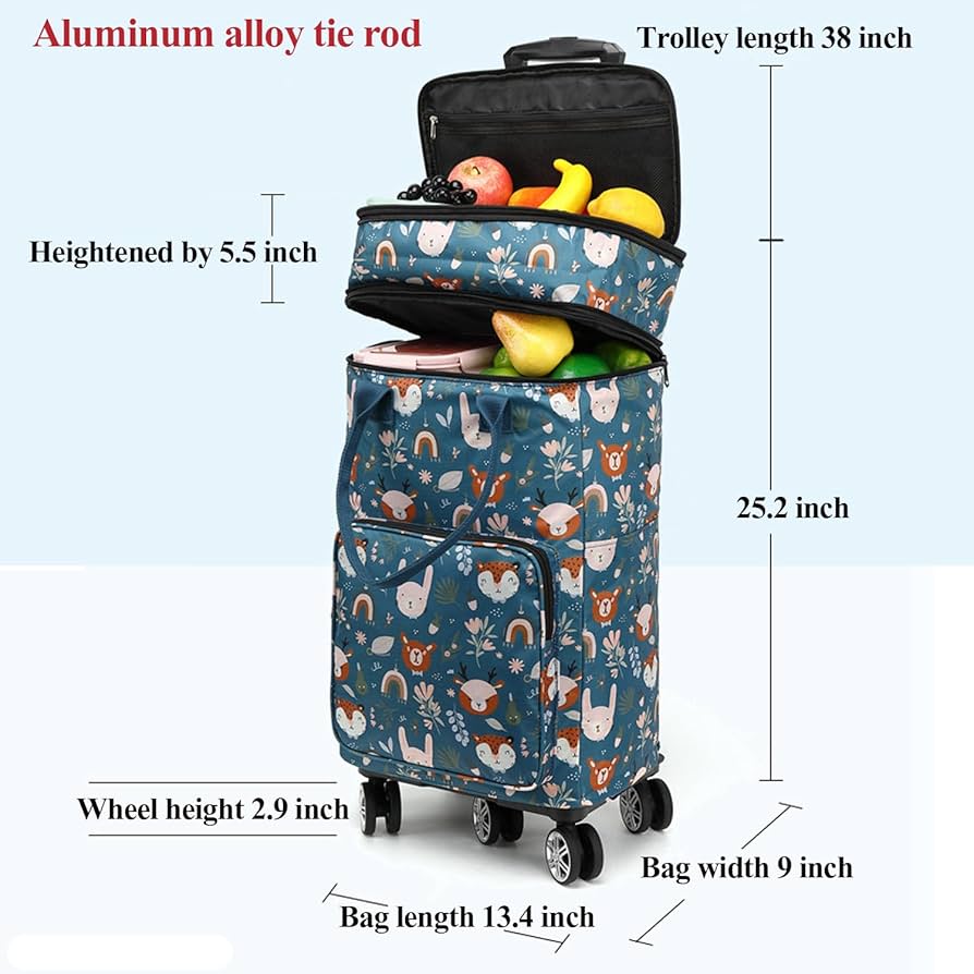 minale1037【Shoppingcart】Dr. Amazon.com: VEVOR Folding Shopping Cart, Jumbo Grocery