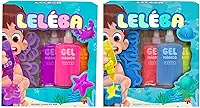 Slime Gelelé Leléba Gel Mágico Fundo Do Mar 2 Kits 22 Peças