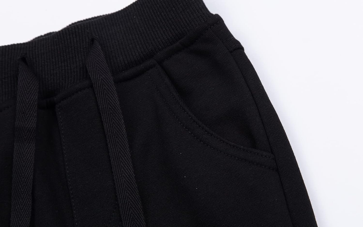 Mud Kingdom Little Boys Jogger Pants Star Drawstring Ribbed - Image 4