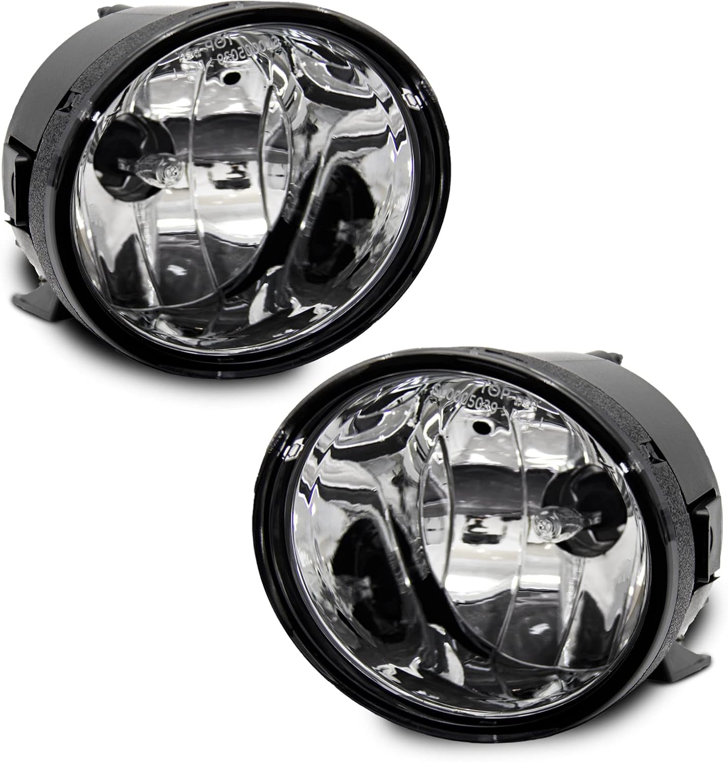 Fog Light Assembly Replacement For 2004-2015 Titan / 2005-2007 Armada / 2004 Pathfinder Armada With 899 12V 37.5W Halogen Bulbs(Clear Lens)