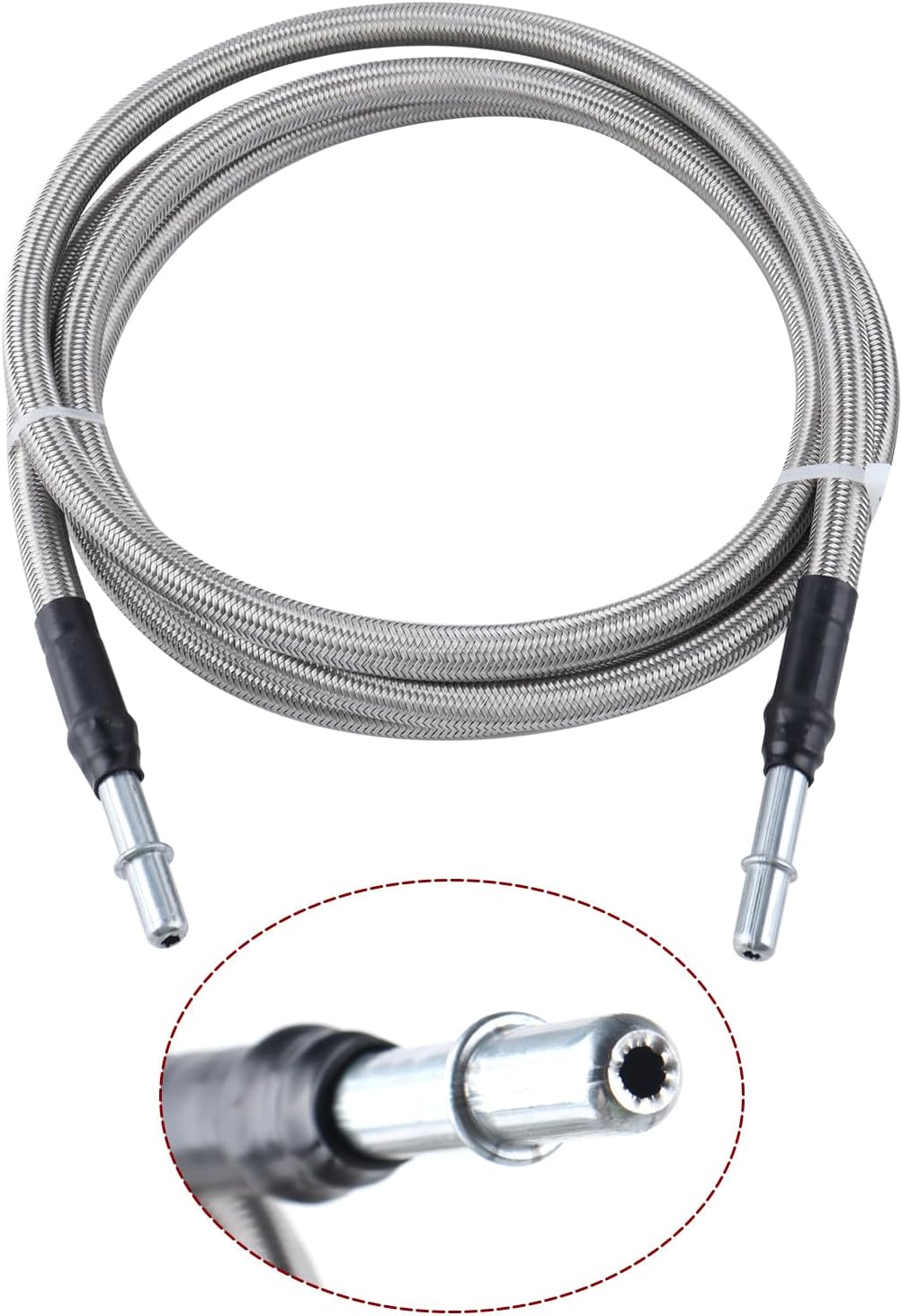 MUCO Stainless Fuel Lline kit 819-846 Flexible Braided Lines Stainless Steel for Silverado 1500 Classic 2500 HD 3500 GMC Sierra 1500 2500 HD 3500 2004 2005 2006 2007 2008 2009 2010