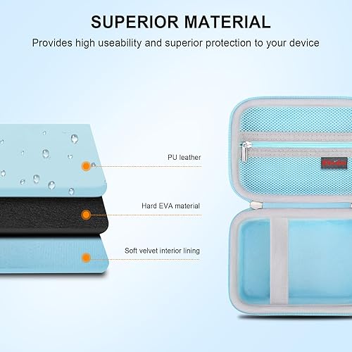 Miniatura 5 de Elonbo Estuche de transporte para mini impresora T02, para Ponek T02 portátil Bluetooth térmica etiquetadora bolsa de viaje, pequeño mini teléfono