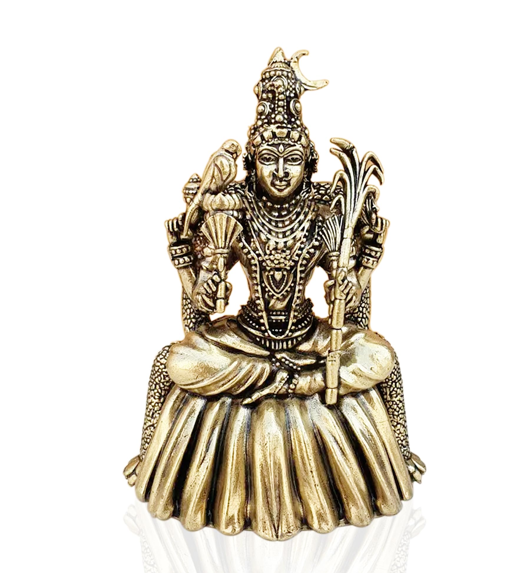 Sculpture Kamakshmi MATA en laiton, un cadeau spirituel précieux