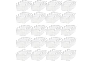 IRIS USA 6 Qt Clear Storage Box
