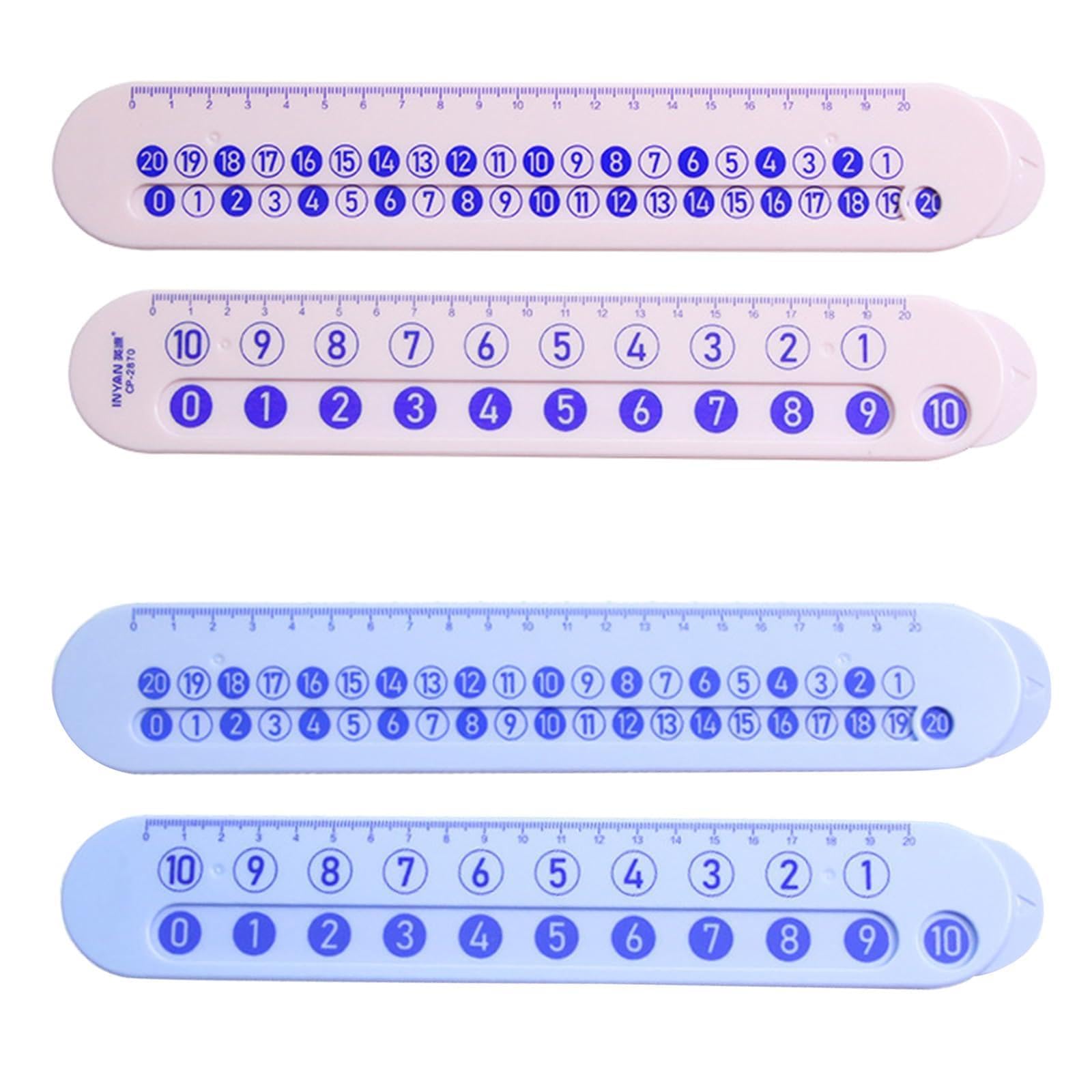 Maxtonser Digital Ruler Combination Mathematical Scale Addition Subtraction Educational Toy for Kindergarten