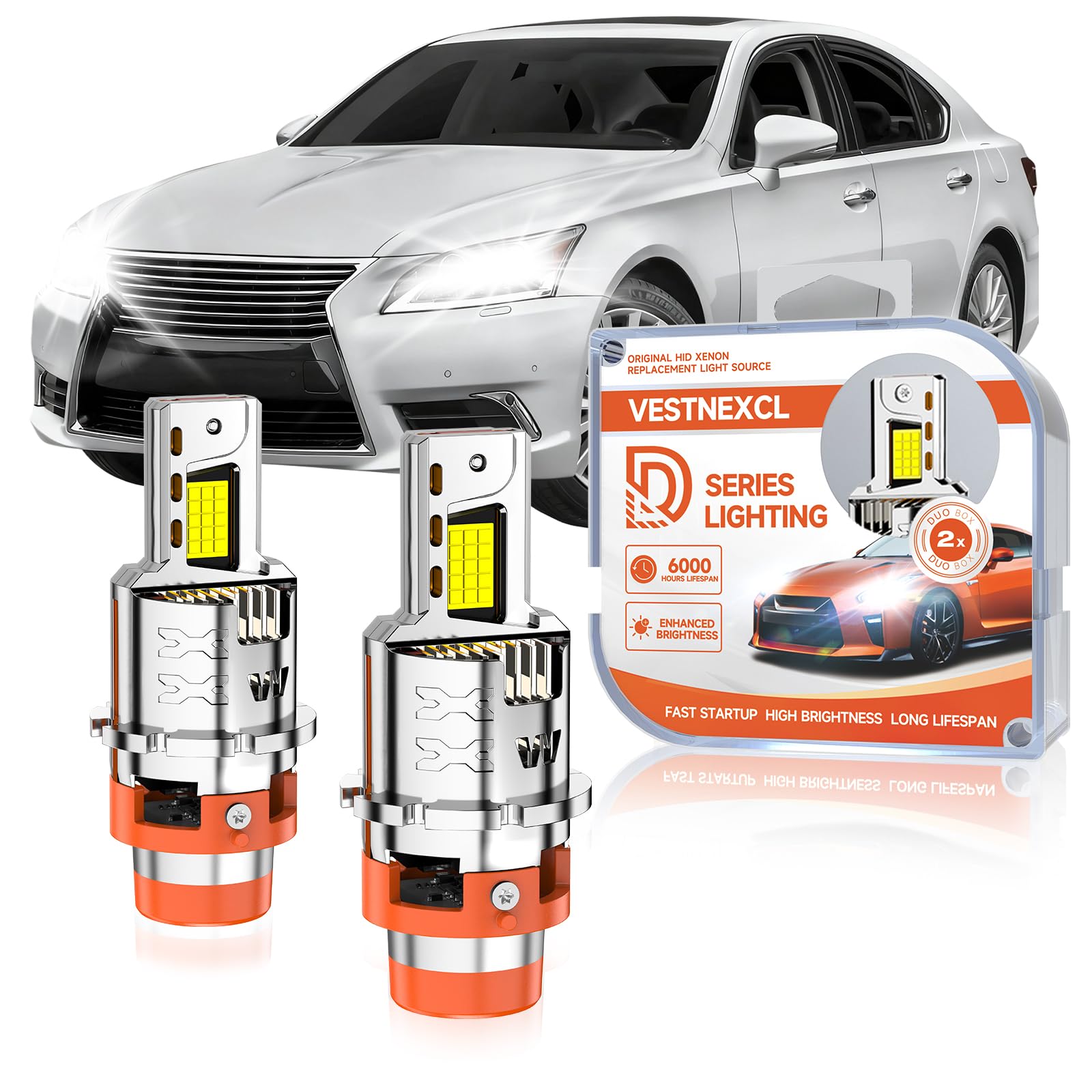 Photo 1 of VESTNEXCL D4S Xenon HID Bulbs for Lexus (2-Pack)