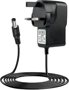 9V 1A Guitar Pedal Power Supply Adapter, 9V 1A DC 6.56ft Center Negative Sleeve Positive Wall Charging Adaptor for Most Guitar Bass Effects Pedal Stompbox Donner BOSS Behringer
