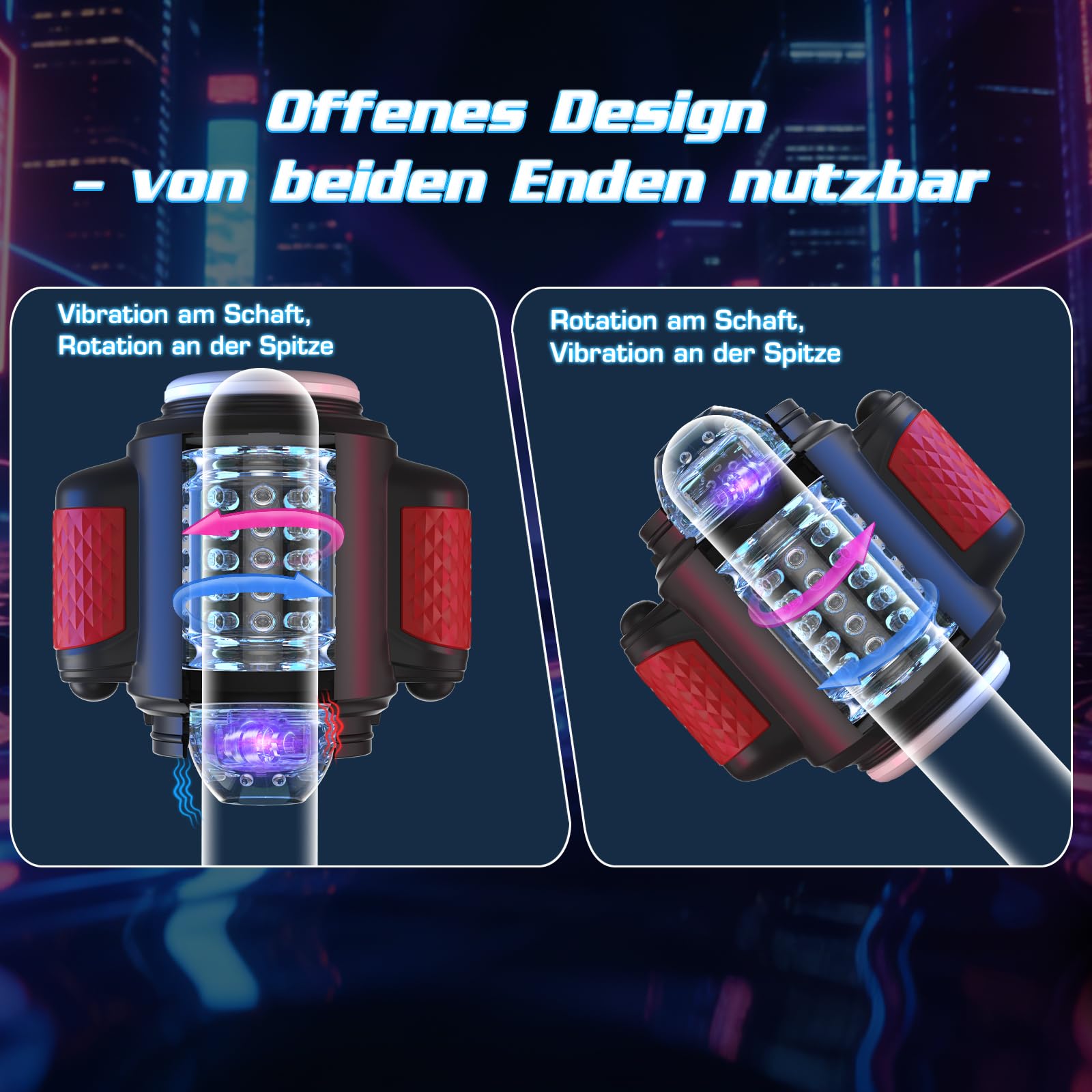 Masturbieren für Männer Elektrisch Wassersprühfunktion 7-in-1, Sex Spielzeug für die Männer 10 Vibration 5 Rotation, Blowjob Taschenmuschi Masturbator Realistisch, GOZMIN Penis Vibrator Sexspielzeug