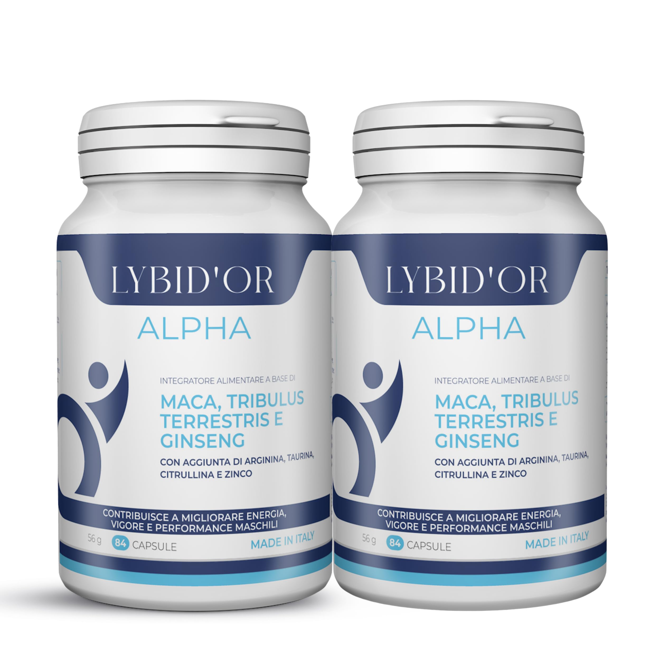 Integratore con Maca Peruviana, Tribulus Terrestris, Arginina, Zinco, Citrullina, Ginseng e Taurina - 4 Mesi di Fornitura