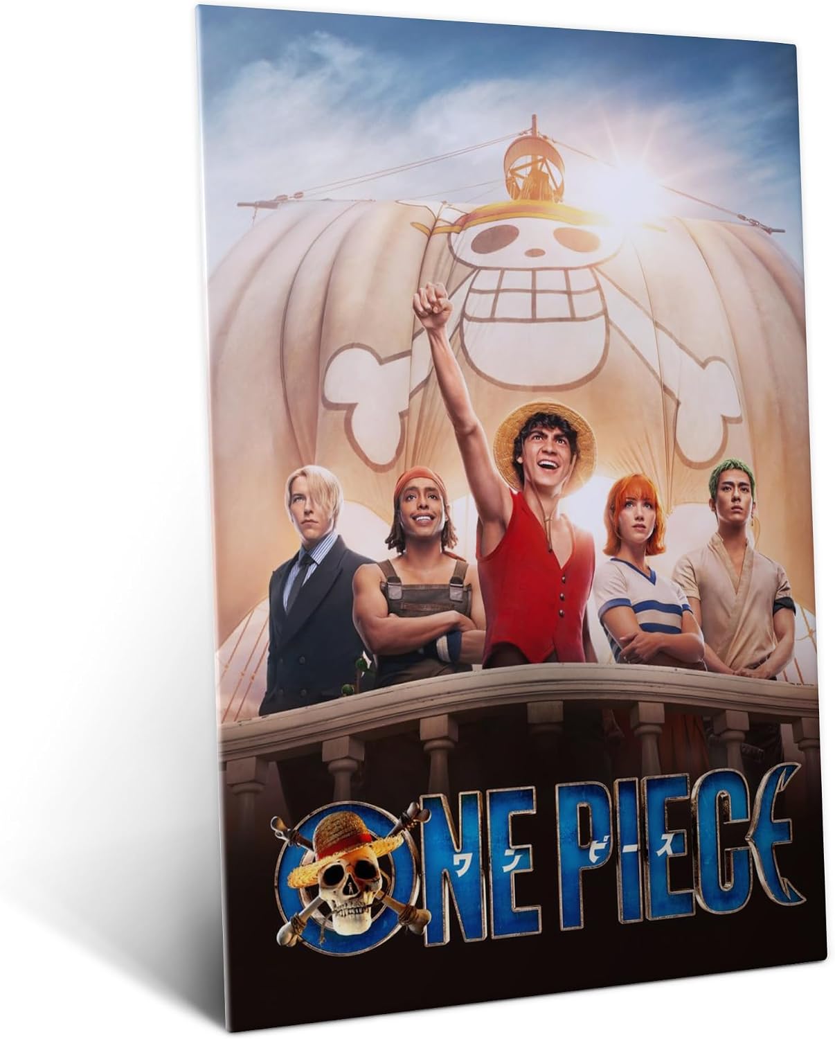 Displate Metal Poster One Piece Live Action Key Art Logo Wall Art M