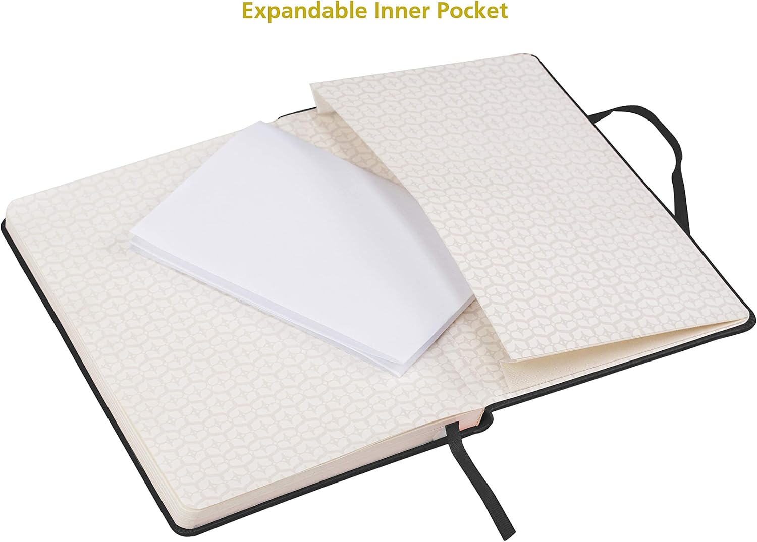 SETTINI Journal with Pen - Hardcover Notebook - Lined Journal - A5 Notebook - Writing Journal with Luxury Pen (Black Bee)
