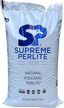 Supreme Perlite Super Coarse Horticultural Perlite, 1/4 to 5/8 in, 4 Cu Ft