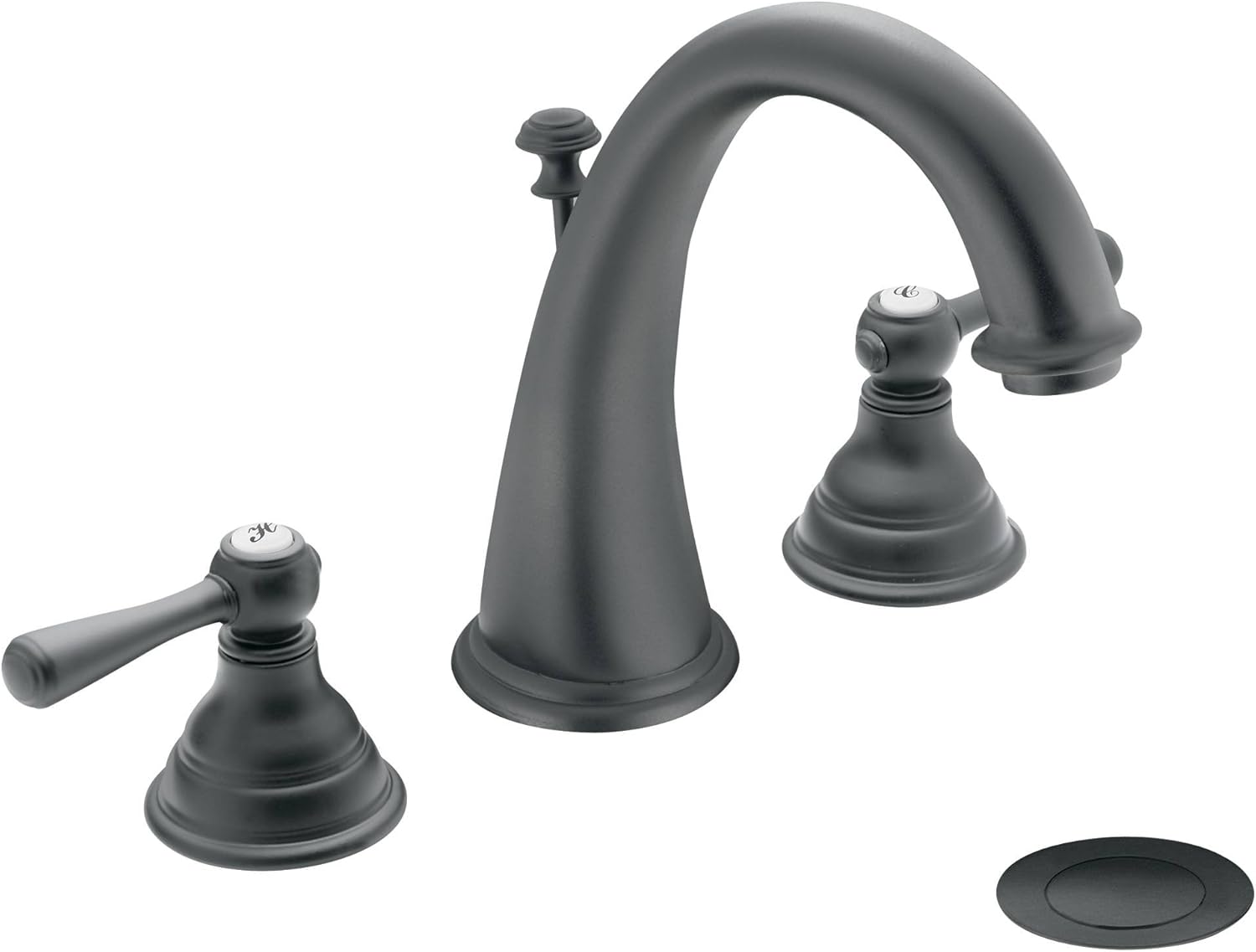 Moen T6125WR Kingsley TwoHandle High Arc Bathroom Faucet, Valve