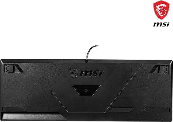 MSI Vigor GK30 Gaming Keyboard (UK layout) - Mechanical-like plunger switches, Water repellent keyboard design, RGB Mystic Light