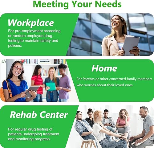 Miniatura 5 de EasyHome Copa de prueba de 5 paneles Kit de prueba de orina de alta precisión -ECDOA-254 (paquete de 2)