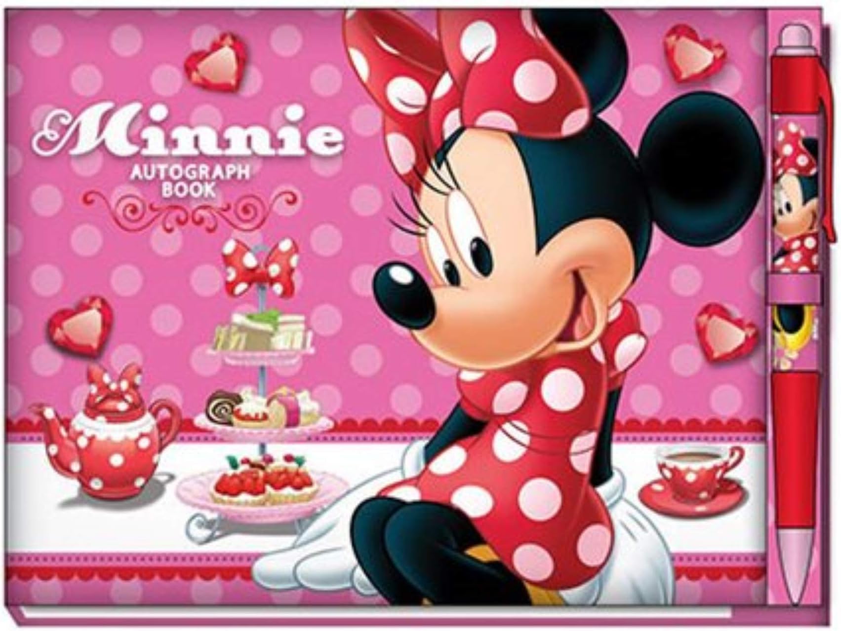Disney 85972 Minnie Mouse Deluxe Autograph Book with Pen