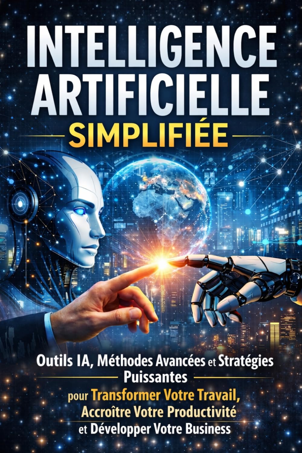 Intelligence Artificielle Simplifiée: Outils IA, Méthodes Avancées et Stratégies Puissantes pour Transformer Votre Travail, Accroître Votre Productivité et Développer Votre Business