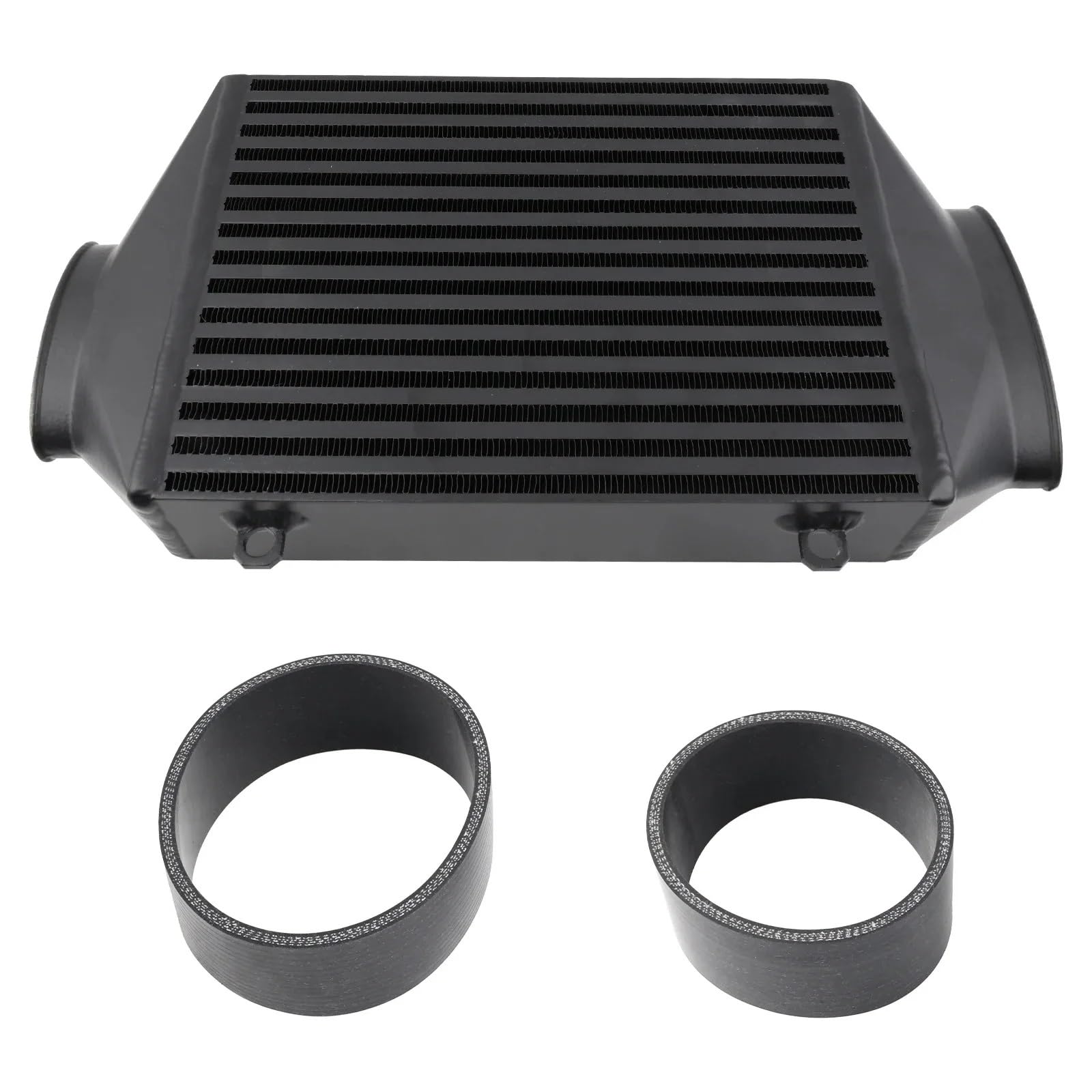 Hgddbae Black Cooled Intercooler Turbo Intercooler Fit For Mini Cooper S R53/R52 (2002-2006) 1.6L Supercharger Mount Intercooler(Black)