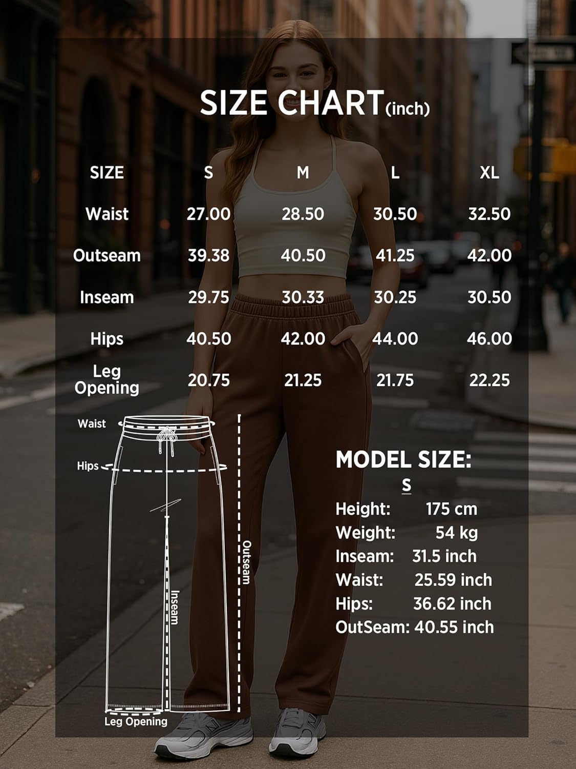 DITOK Womens Baggy Sweatpants, Comfy Straight Wide Leg Fleece Elastic Waist, Women's Lounge Pants Workout Casual