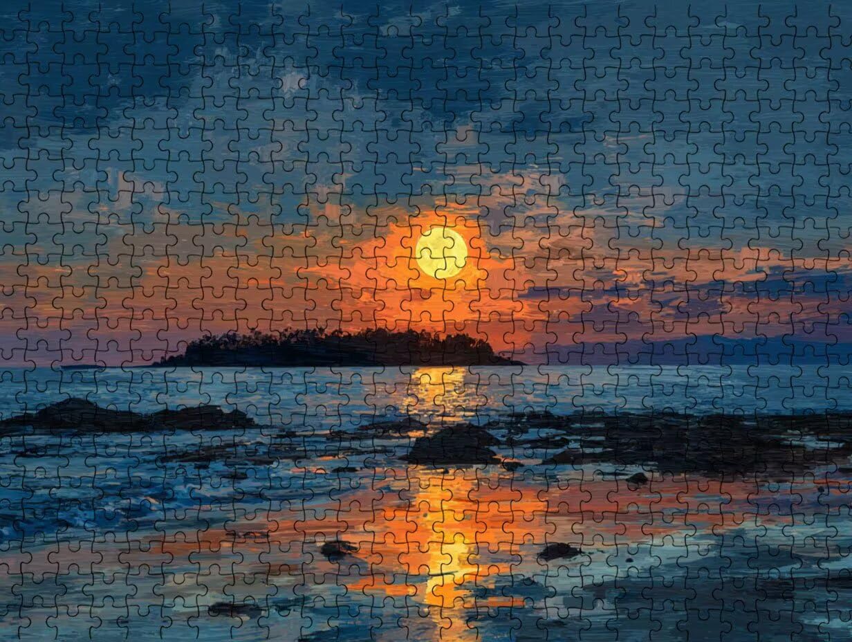 Clásicos Puzzle 3000 para Adultos, El OcéAno del Atardecer LDYQS7-368