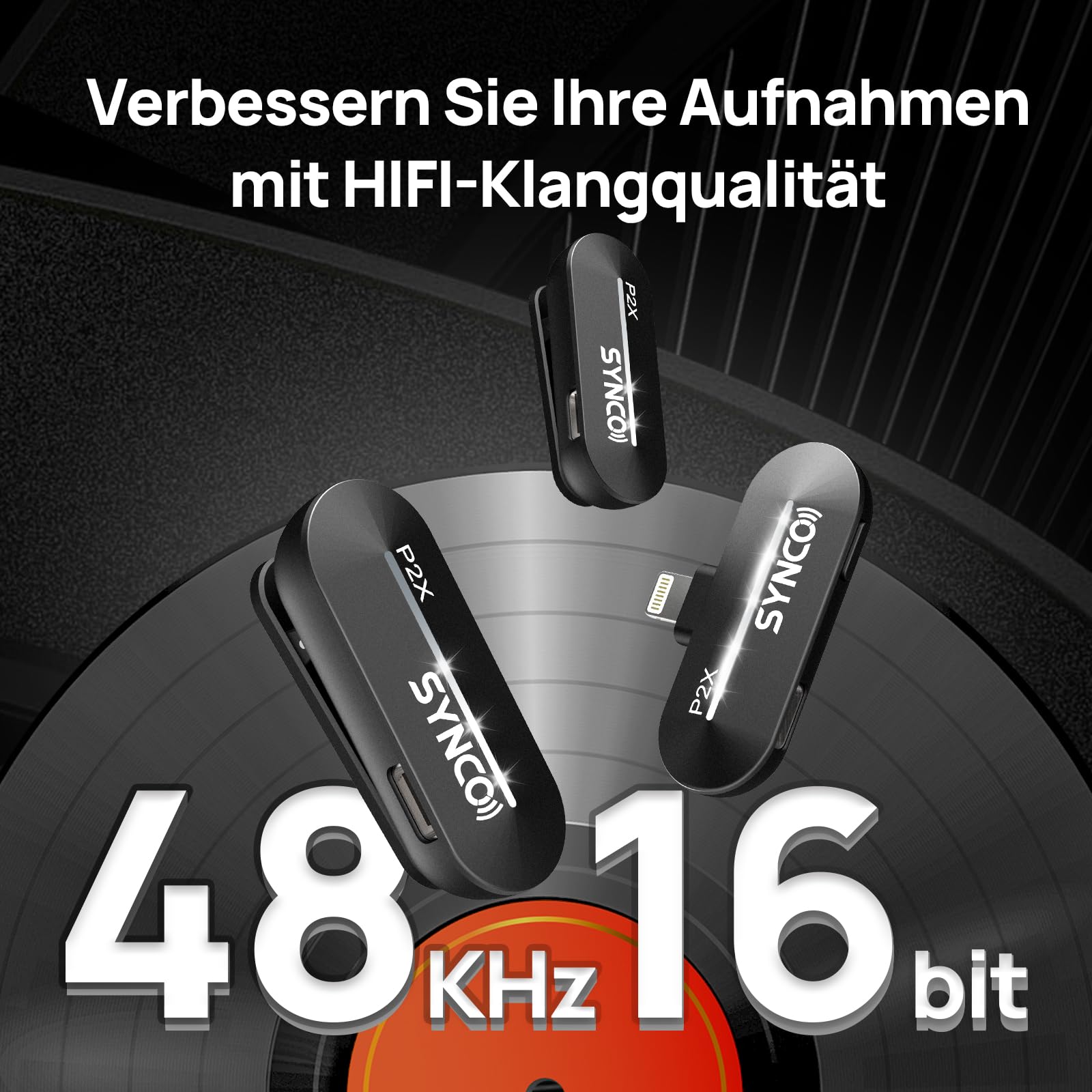 Synco Lavalier Mikrofon Wireless für iPhone – Bild 2
