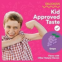 Vista 8 de SmartyPants Kids Probiotic & Prebiotic Gummies for Digestive Health: Gut Health Supplement, Clinically Studied Prebiotic for Immune Support, Grape