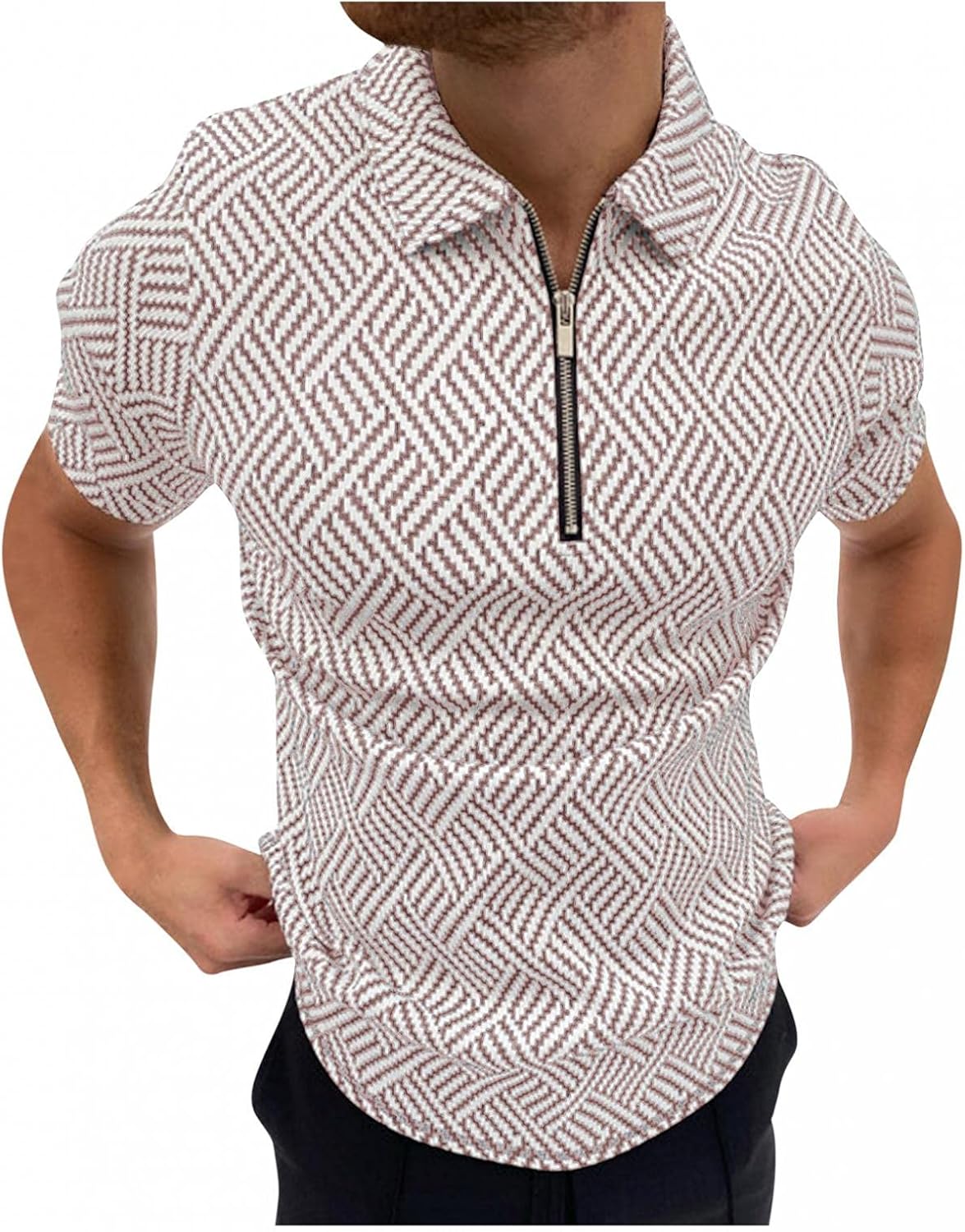 Collar Zipper Pullover 
